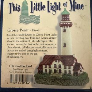 Harbour Lights This Little Light Of Mine Mini Lighthouse Grosse Point Illinois